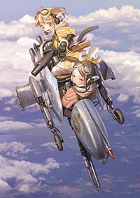 「ラストエグザイル-銀翼のファム-」キービジュアル (C) 2011 GONZO／ファムパートナーズ