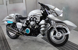 1/1スケール「セイバー・モータード・キュイラッシェ」V-MAX実車バイク(C)Nitroplus／TYPE-MOON・ufotable・FZPC