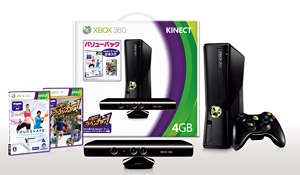 「Xbox 360 4GB + Kinect バリューパック」 (C) 2010 Ubisoft Entertainment. AllRightsReserved.Your Shapelogo,Ubisoft,andtheUbisoftlogoaretrademarksofUbisoftEntertainment in the U.S. and/or other countries. (C) 2011 Microsoft Corporation. All Rights Reserved.
